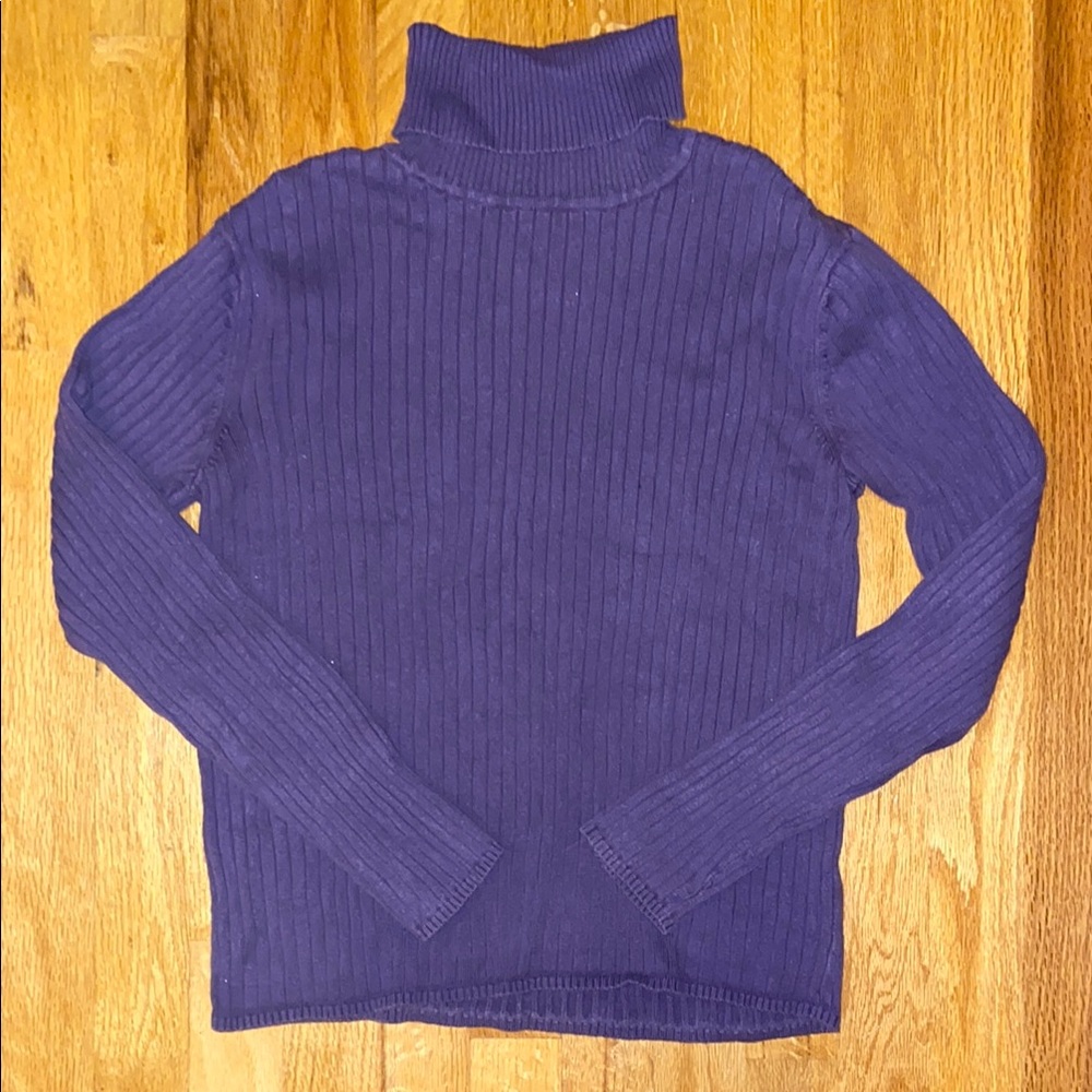 Talbots Lavender Knit Turtleneck